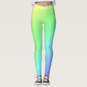 Farblich Abstrakt Leggings (Vorderseite)