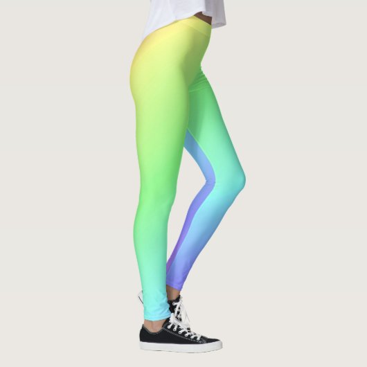 Farblich Abstrakt Leggings (Rechts)