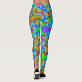 Farblich abstrakt leggings (Rückseite)