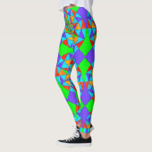 Farblich abstrakt leggings (Links)