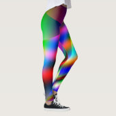 Farblich Abstrakt Leggings (Rechts)