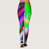 Farblich Abstrakt Leggings (Rückseite)