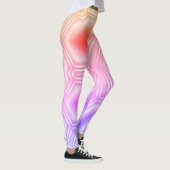 Farblich Abstrakt Leggings (Rechts)