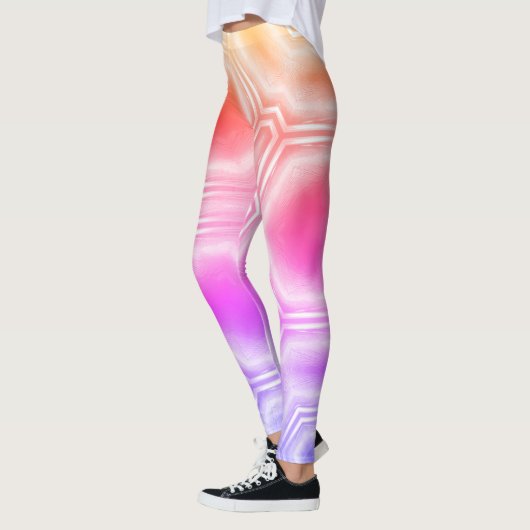 Farblich Abstrakt Leggings (Links)