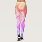Farblich Abstrakt Leggings (Rückseite)
