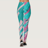 Farblich Abstrakt Leggings (Rückseite)