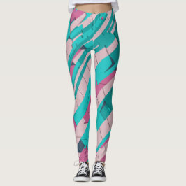 Farblich Abstrakt Leggings