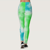 Farblich Abstrakt Leggings (Rückseite)