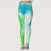 Farblich Abstrakt Leggings (Vorderseite)