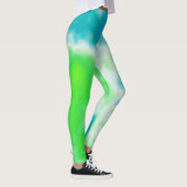 Farblich Abstrakt Leggings (Rechts)