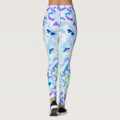 Farblich Abstrakt Leggings (Rückseite)