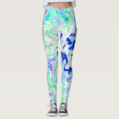 Farblich Abstrakt Leggings (Vorderseite)