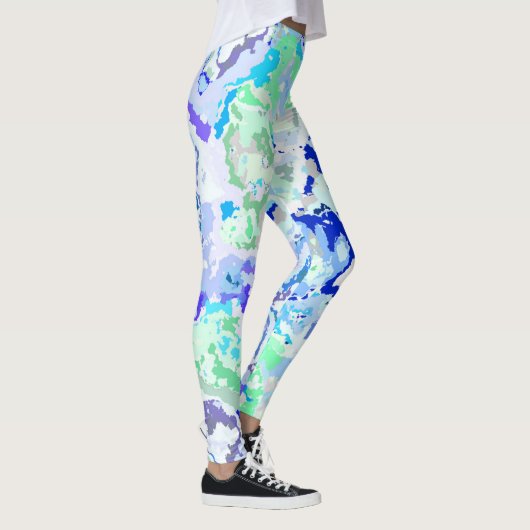 Farblich Abstrakt Leggings (Rechts)