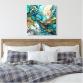 Farblich Abstrakt Leinwanddruck (Insitu (Schlafzimmer))