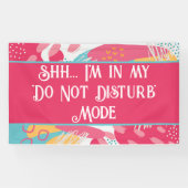 Farblich Abstrakt - Nicht stören Banner (Horizontal)