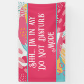 Farblich Abstrakt - Nicht stören Banner (Vertikal)