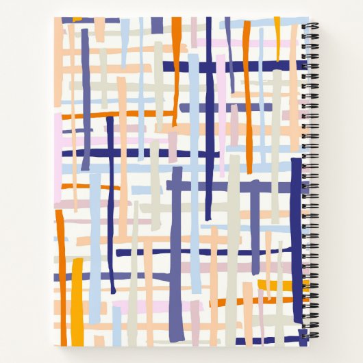 Farblich Abstrakt Notizblock (Rückseite)
