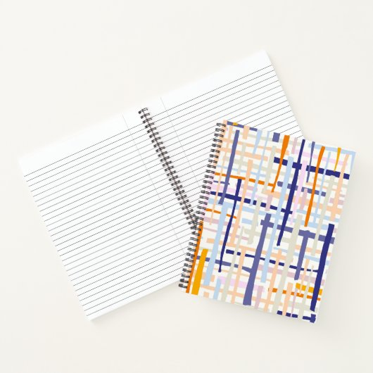 Farblich Abstrakt Notizblock (Innenseite)