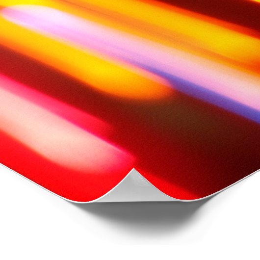 Farblich Abstrakt Poster (Ecke)