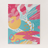 Farblich Abstrakt Puzzle (Vertikal)