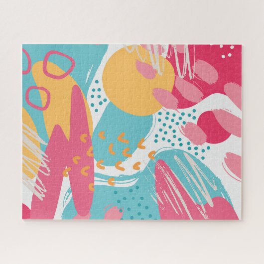 Farblich Abstrakt Puzzle (Horizontal)