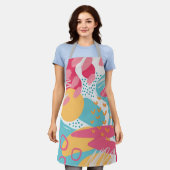 Farblich Abstrakt Schürze (Getragen)