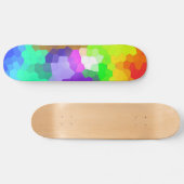 Farblich abstrakt skateboard (Horizontal)