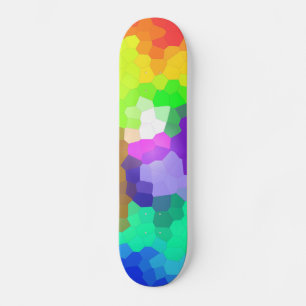 Farblich abstrakt skateboard