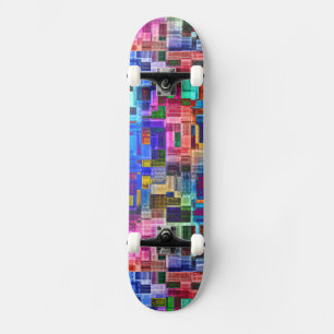 Farblich Abstrakt Skateboard