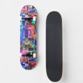 Farblich Abstrakt Skateboard (Vorne)