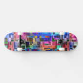 Farblich Abstrakt Skateboard (Horizontal)