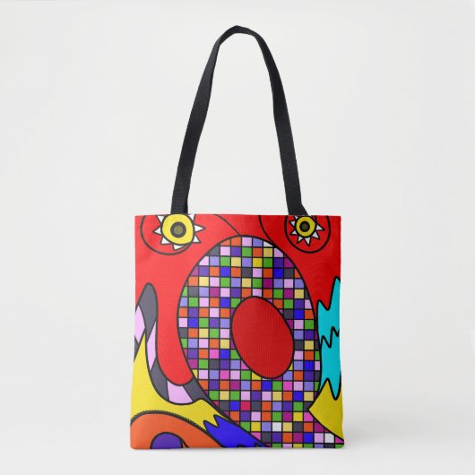 Farblich abstrakt tasche (Vorderseite)