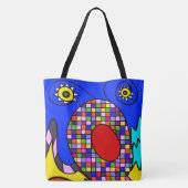 Farblich abstrakt tasche (Rückseite)