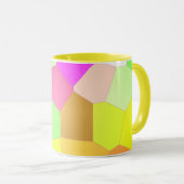 Farblich Abstrakt Tasse (VorderseiteRechts)