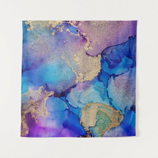 Farblich Abstrakt: Texturierte Ölgemälde. Wandteppich (Vorderseite (Horizontal))