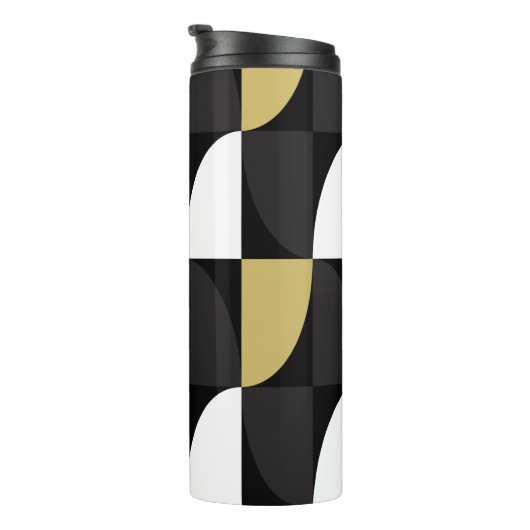 Farblich Abstrakt Thermosbecher (Nach rechts gedreht)