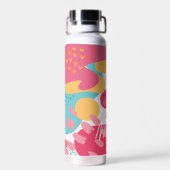 Farblich Abstrakt Trinkflasche (Rückseite)