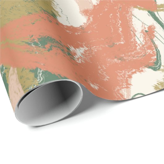 Farblich Abstrakte Papiertücher Geschenkpapier (Rolleneckpunkt)