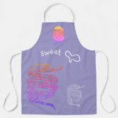 Farblich All-over Print Schürze Schlange Sweet Lar (Vorderseite)