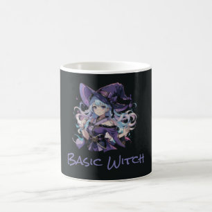 Farblich/Anime/Hexe/Halloween Kaffeetasse