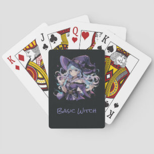 Farblich/Anime/Hexe/Halloween Spielkarten