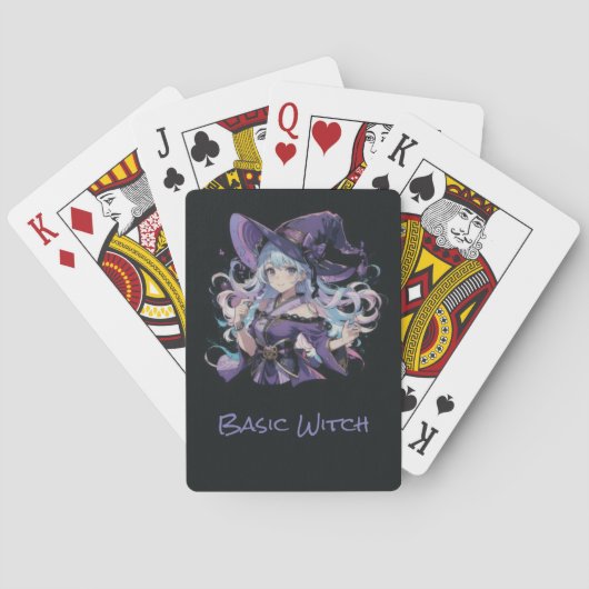Farblich/Anime/Hexe/Halloween Spielkarten (Rückseite)