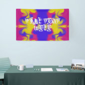 Farblich anpassbar banner (Messeveranstaltung)