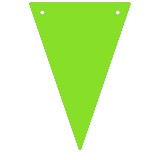 Farblich anpassbare Bannerflags für Party Wimpelkette (Erste Fahne)