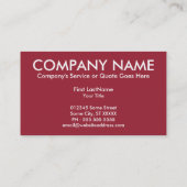 farblich anpassbarer Coupon (Rückseite)