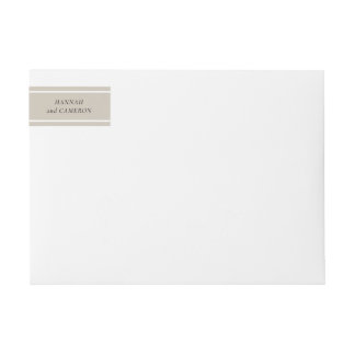 Farblich anpassbares Greige Minimalist