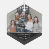 Farblich bearbeitbares Foto für einen süßen Zweig Ornament Aus Glas (Vorderseite)