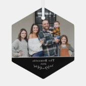 Farblich bearbeitbares Foto für einen süßen Zweig Ornament Aus Glas (Rückseite)