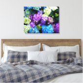 Farblich, Blume, Leinwand mit Hintergrundfarbe, Le (Insitu (Schlafzimmer))