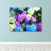 Farblich, Blume, Leinwand mit Hintergrundfarbe, Le (Insitu (Holzboden))